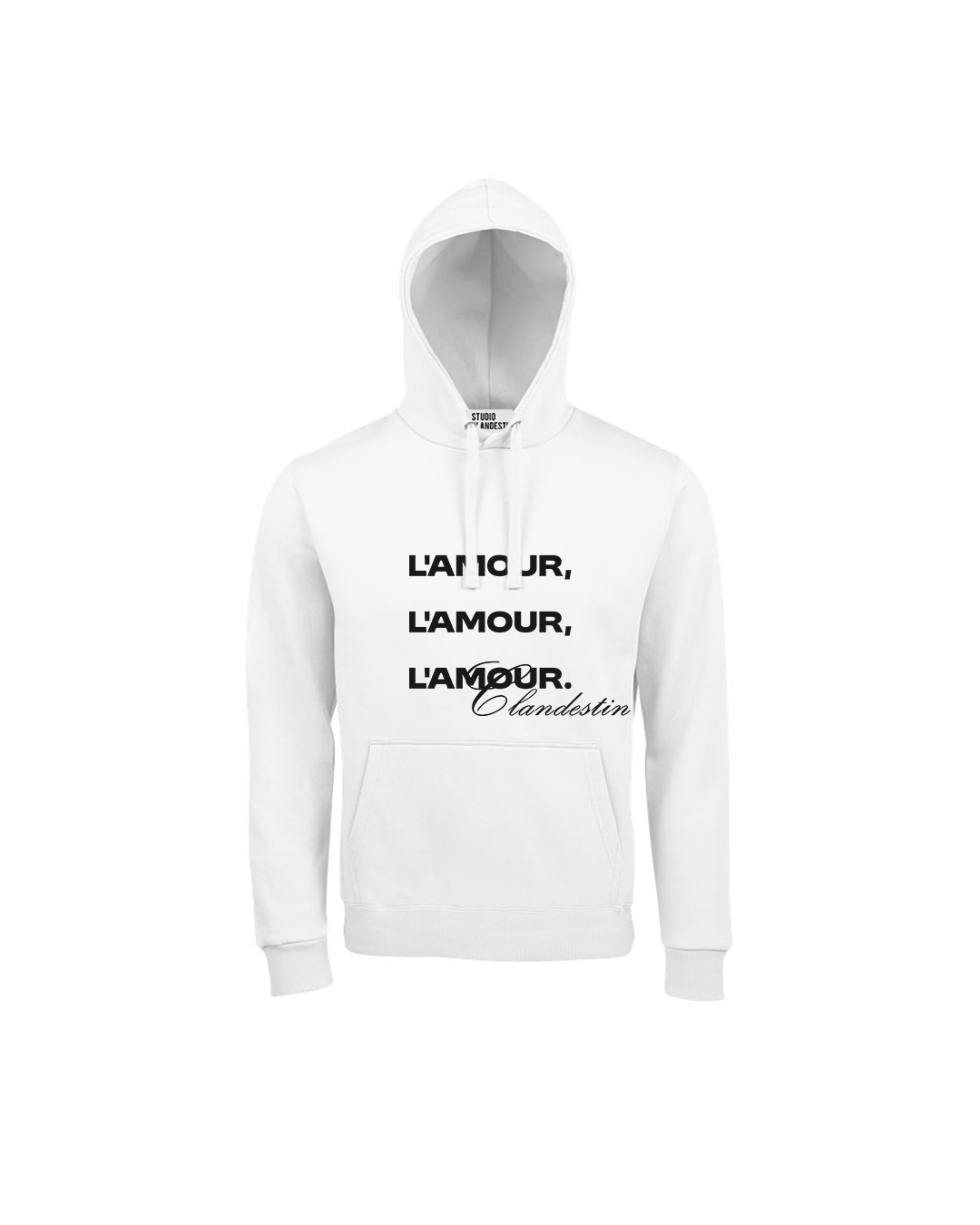 Sweat "AMOUR 2026" Blanc