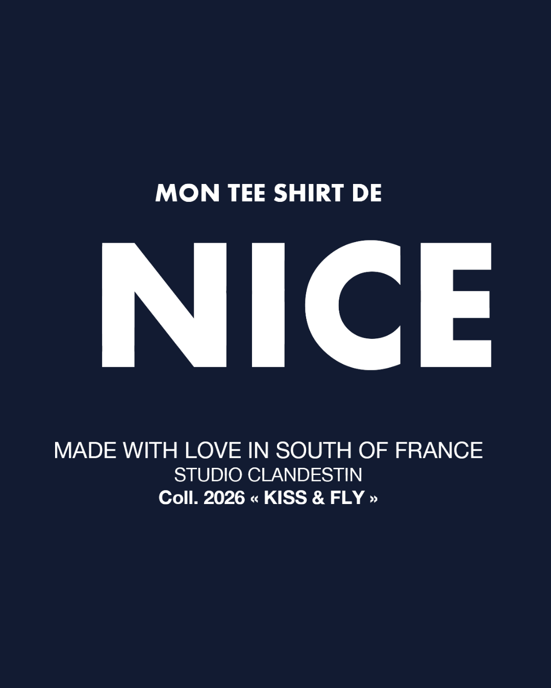 Tee-shirt LE TOURISTE NICE