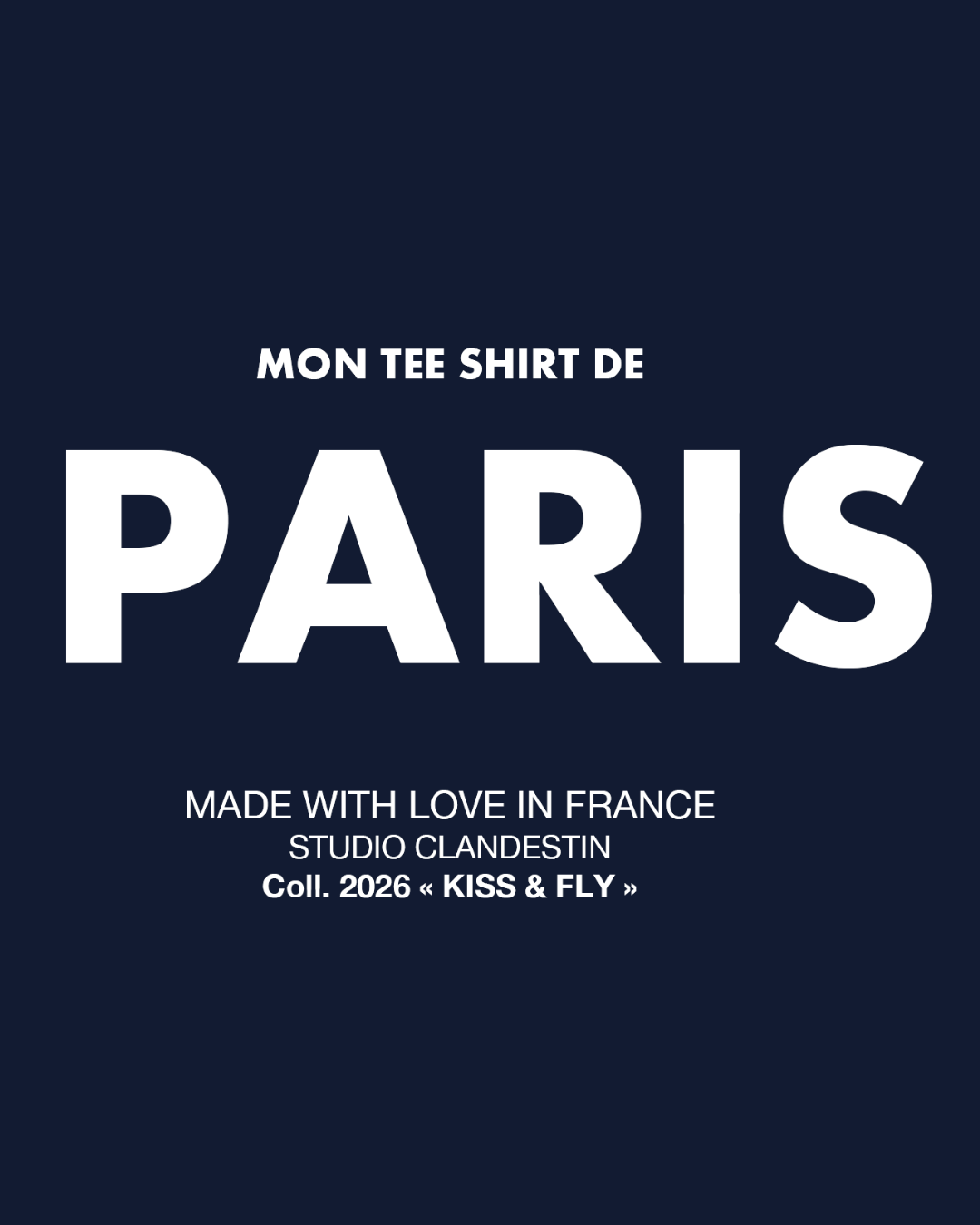 Tee-shirt LE TOURISTE PARIS