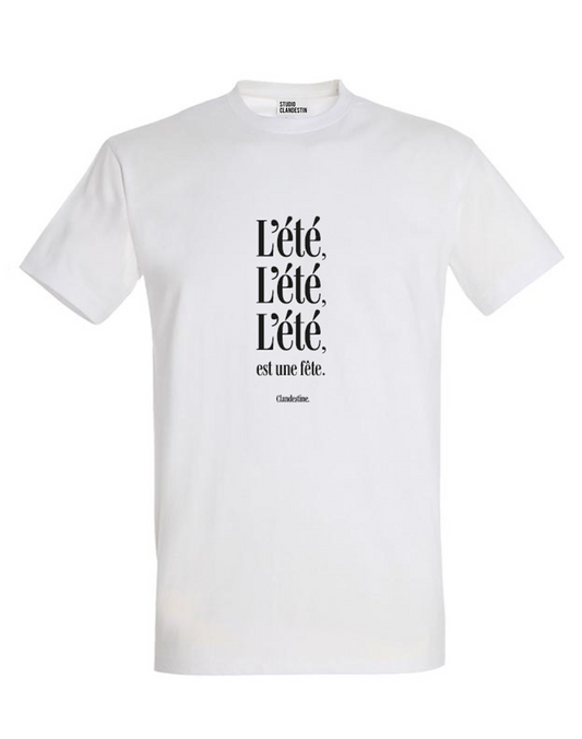 Tee-shirt "ETE" blanc