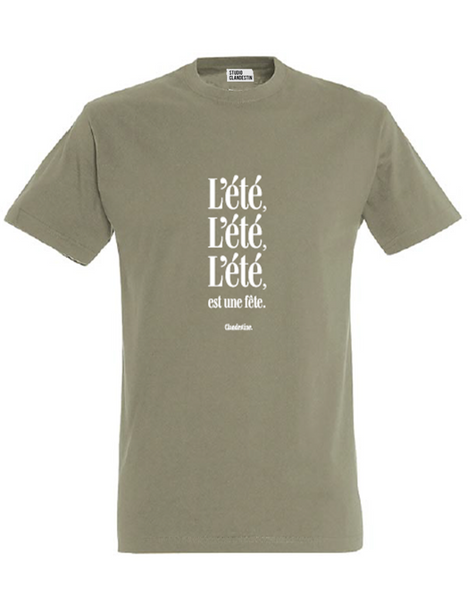 Tee-shirt "ETE" kaki