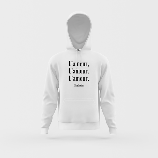 Sweat "AMOUR" Blanc